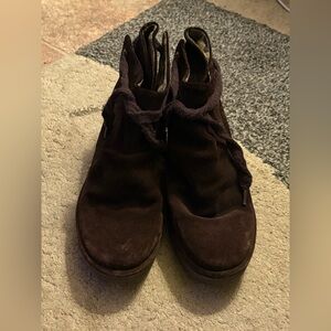 Fly London Dark Brown Ankle Boots